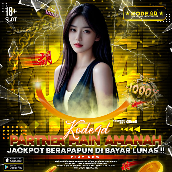 KODE4D : Aplikasi Game Slot Super Scatter Ternama & Lisensi Copyright Gaming ID